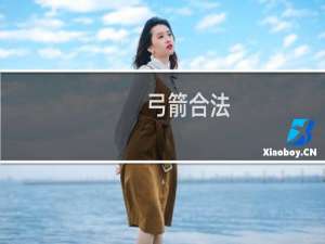 弓箭合法