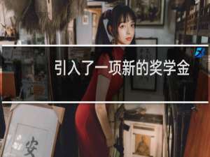 引入了一项新的奖学金来吸引来自弱势群体的学生