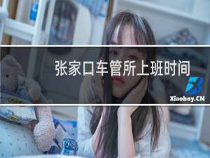 张家口车管所上班时间