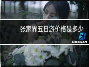 张家界五日游价格是多少
