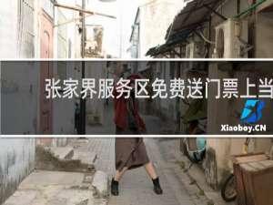 张家界服务区免费送门票上当