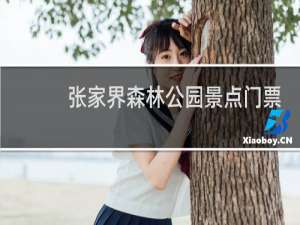 张家界森林公园景点门票