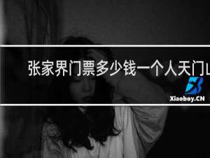 张家界门票多少钱一个人天门山