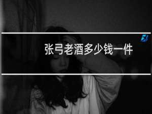 张弓老酒多少钱一件