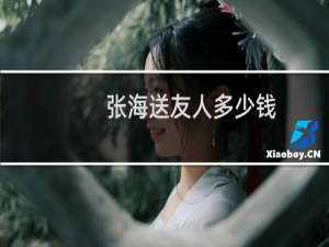 张海送友人多少钱