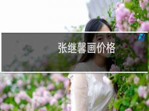 张继馨画价格