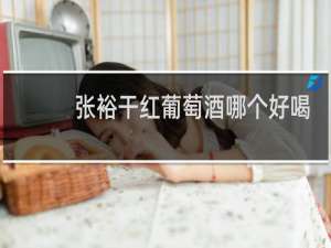 张裕干红葡萄酒哪个好喝