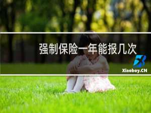 强制保险一年能报几次