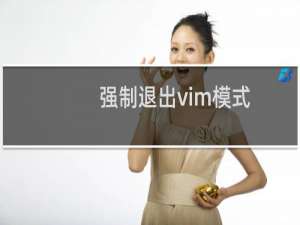 强制退出vim模式