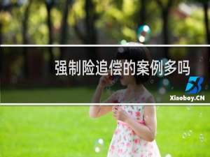 强制险追偿的案例多吗