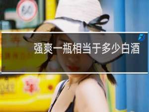 强爽一瓶相当于多少白酒