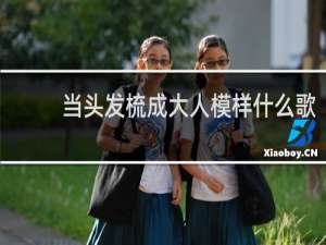 当头发梳成大人模样什么歌
