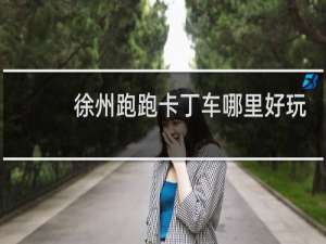 徐州跑跑卡丁车哪里好玩