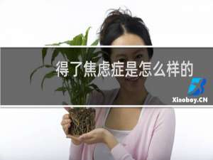得了焦虑症是怎么样的