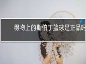 得物上的斯伯丁篮球是正品吗