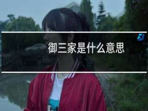 御三家是什么意思，一起来看看各个领域的“御三家”吧什么梗