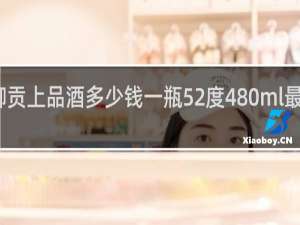 御贡上品酒多少钱一瓶52度480ml最低价格