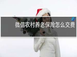 微信农村养老保险怎么交费