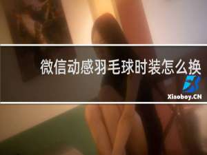 微信动感羽毛球时装怎么换