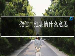 微信口红表情什么意思