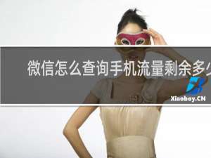 微信怎么查询手机流量剩余多少