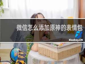 微信怎么添加原神的表情包