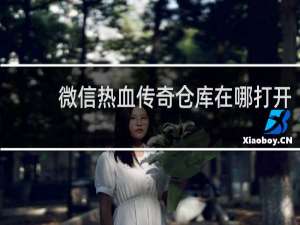 微信热血传奇仓库在哪打开
