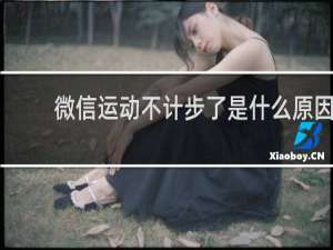 微信运动不计步了是什么原因