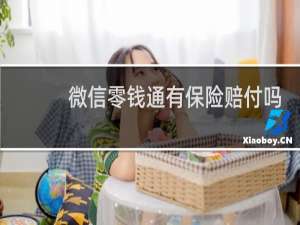 微信零钱通有保险赔付吗