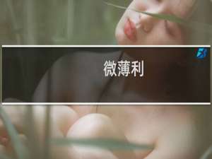 微薄利