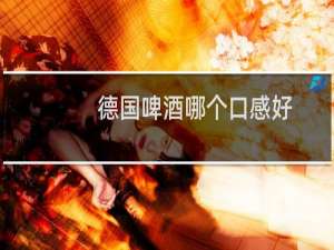 德国啤酒哪个口感好