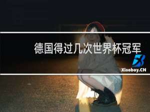 德国得过几次世界杯冠军