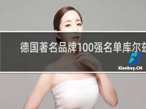 德国著名品牌100强名单库尔兹