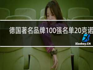 德国著名品牌100强名单 克诺尔