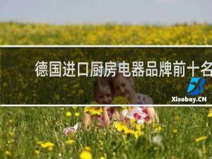 德国进口厨房电器品牌前十名