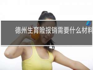 德州生育险报销需要什么材料