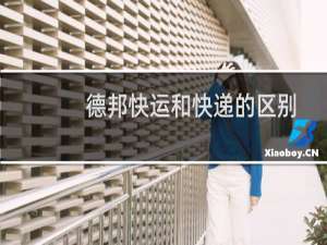 德邦快运和快递的区别
