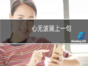 心无波澜上一句（心无波澜什么意思）