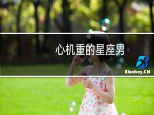 心机重的星座男