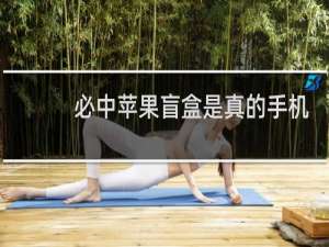必中苹果盲盒是真的手机吗