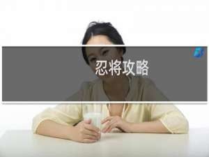忍将攻略