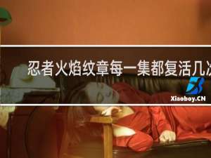 忍者火焰纹章每一集都复活几次