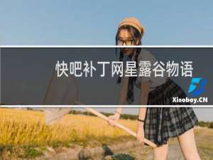 快吧补丁网星露谷物语