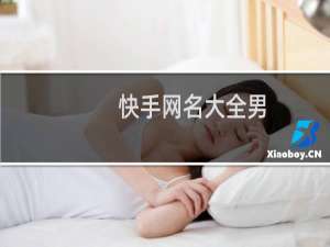快手网名大全男