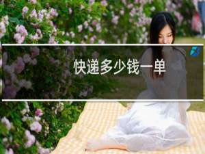 快递多少钱一单