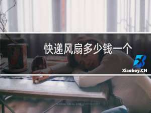 快递风扇多少钱一个