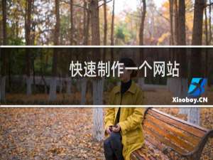 快速制作一个网站