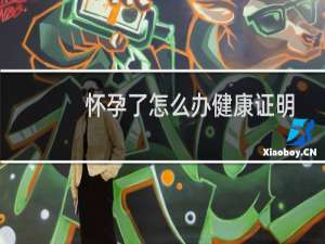 怀孕了怎么办健康证明（怀孕了怎么办）