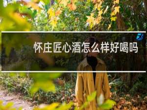 怀庄匠心酒怎么样好喝吗