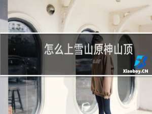 怎么上雪山原神山顶